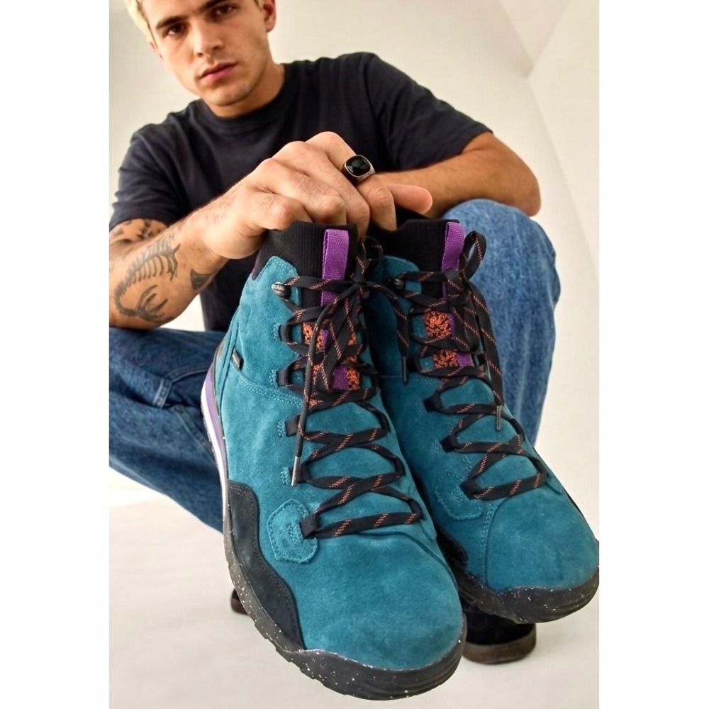 The North Face Back-to-Berkeley III Sport Waterproof Boots Blue Purple Mens 12